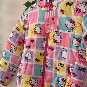 Hello Kitty Colorful Puffer Jacket